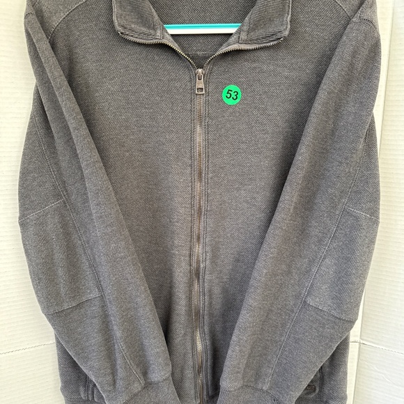 Calvin Klein Men Jacket Gray Medium Zip Up with Pockets Preppy - Picture 5 of 7